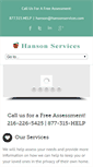 Mobile Screenshot of hansonservices.com